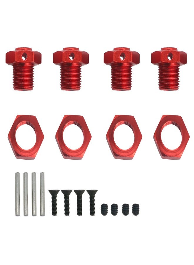 POLANTA 17mm Aluminum Alloy Wheel Hex Hub Adapter & Nut for Arrma 1/8 3S Typhon 1/10 Big Rock V3 RC Car - Image 1